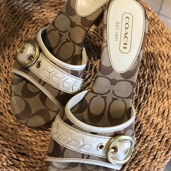 Coach Shoes - Coach heels! EUC